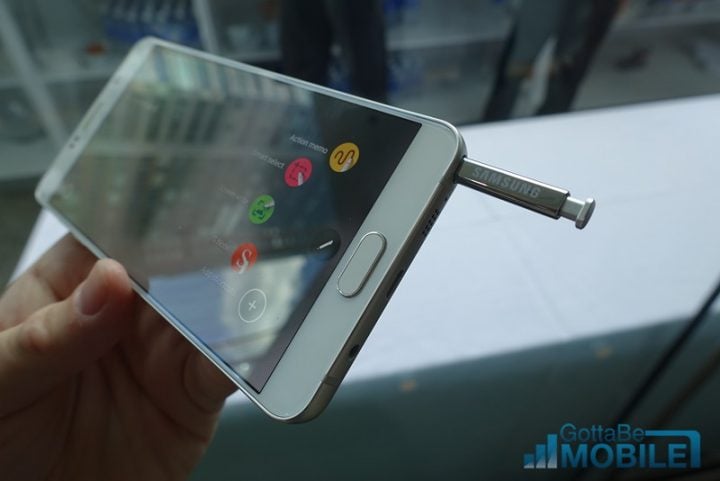 The Note 5 S-Pen Stylus is much improved, and spring loaded
