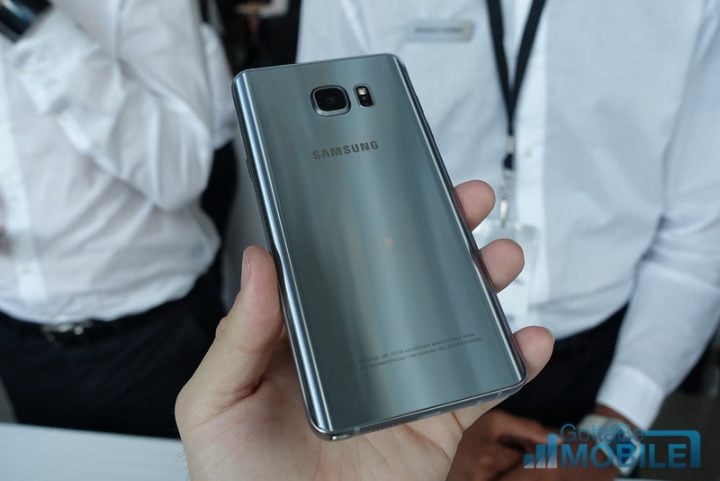 Note 5 Back Silver