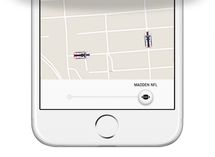 Choose the Madden NFL option in Uber to get delivery ahead of the Madden 16 release date.