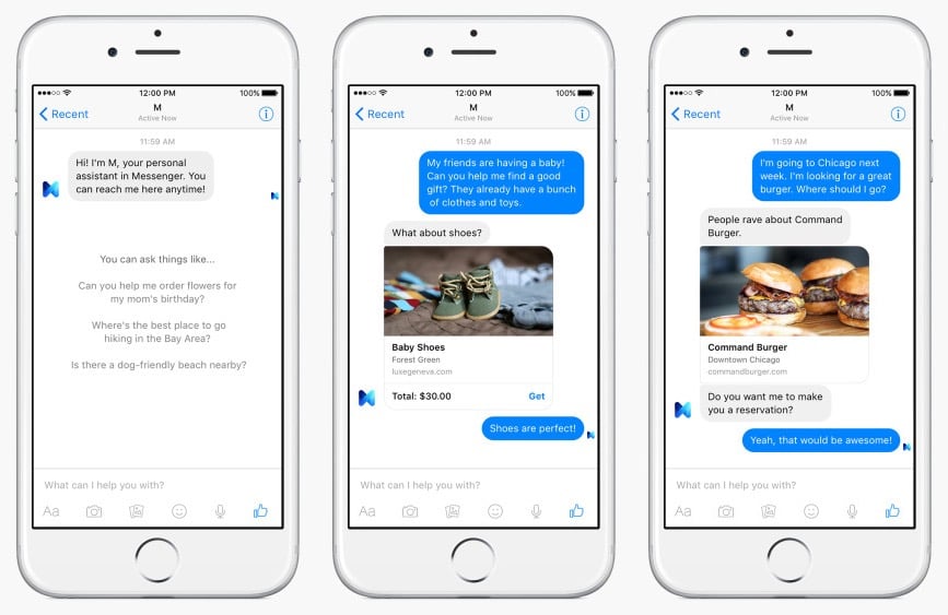 Facebook M is the social network's answer to Google Now, Siri and Cortana with a human component.