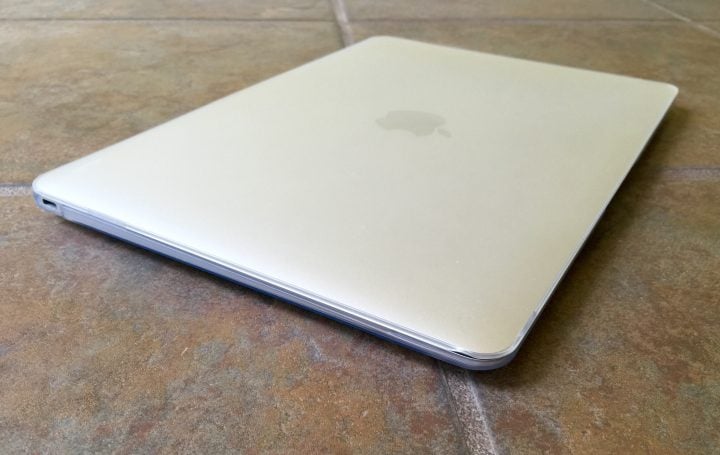 This is a slim and attractive MacBook case.