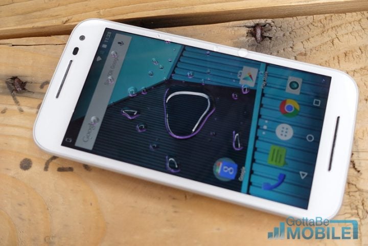 The 2015 Moto G is water-resistant