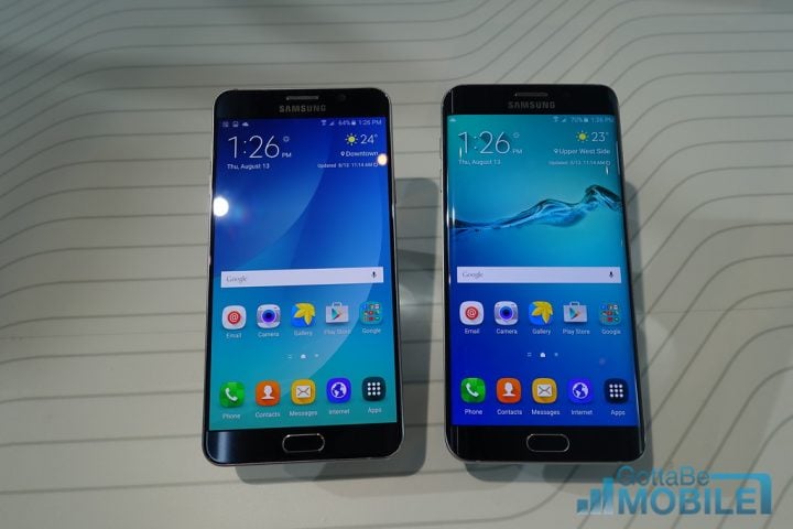 Galaxy Note 5 vs Galaxy S6 Edge Plus: Display
