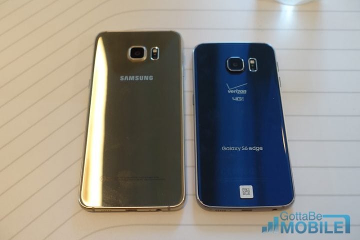 Galaxy S6 Edge vs S6 Edge Plus: Design