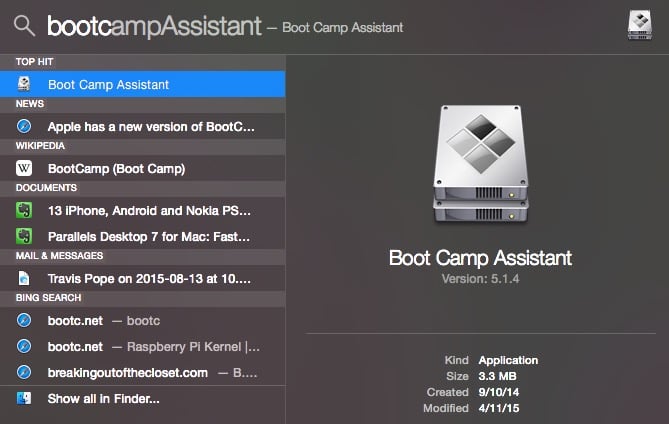 Use the Windows 10 Bootcamp Assistant to install or upgrade to Windows 10.