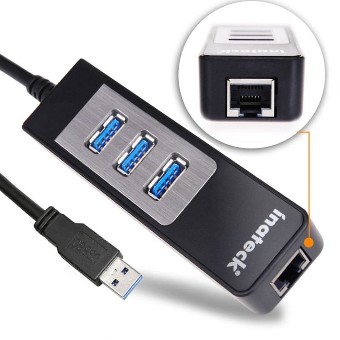 inatech 2-in-1 usb ethernet
