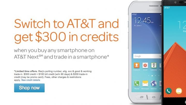 Take advantage of an AT&T switch credit to save.