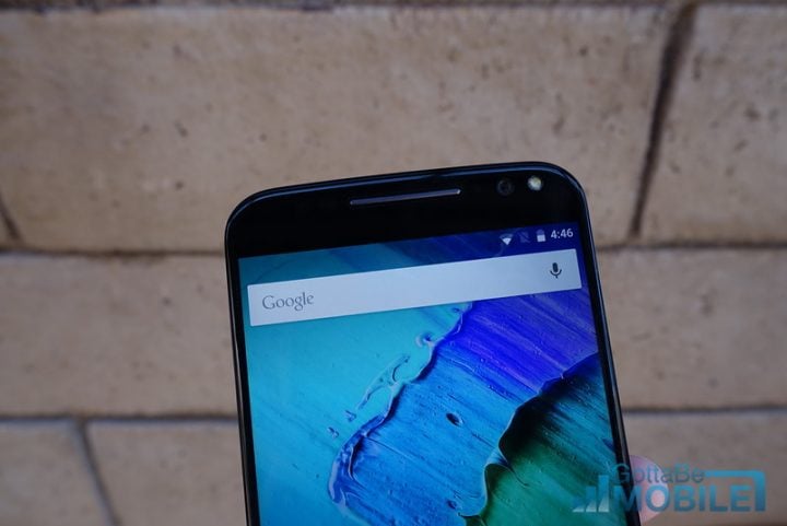 The Moto X Pure Edition has a front-facing flash