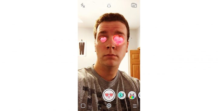 In Love Snapchat Lens