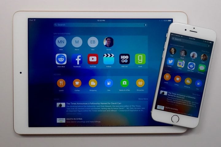 iOS 9 search is smarter thanks to Siri.
