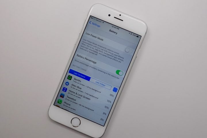 Get a better look at what apps are using your battery life and a new low power mode.