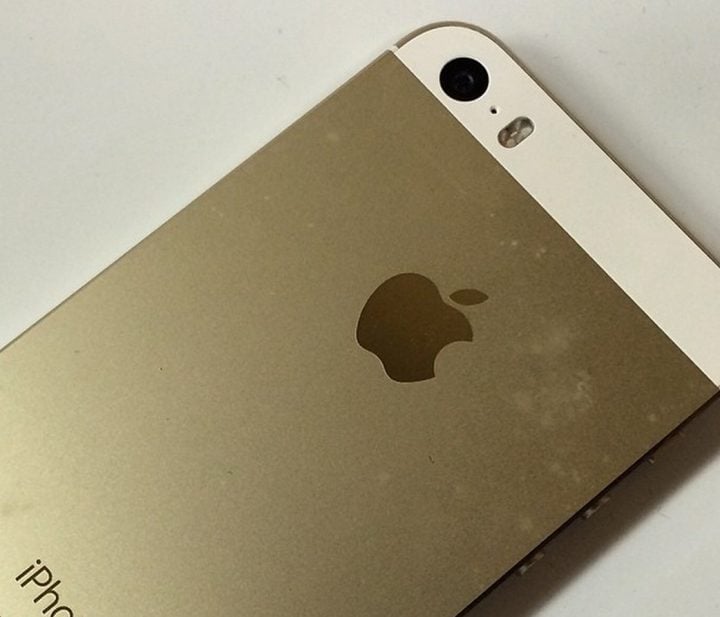 A gold iphone color option can show discoloration if not cleaned regularly. 