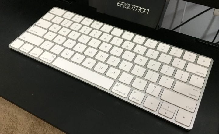 This is the new Apple Magic Keyboard.