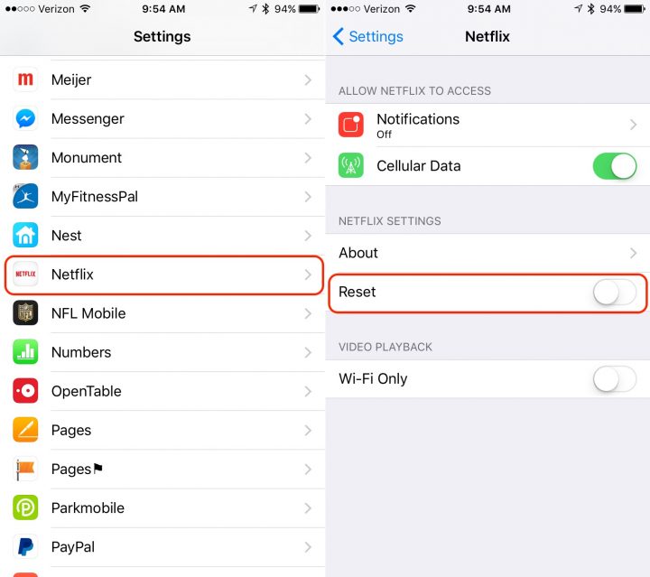 Fix common Netflix problems on iPhone or iPad. 