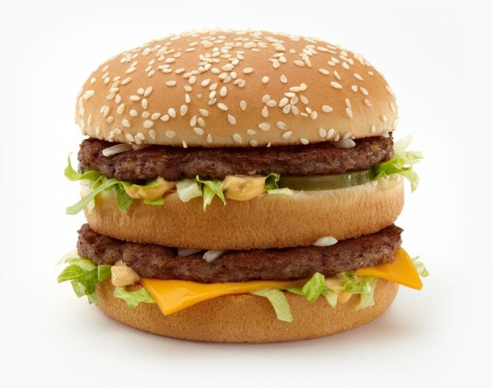 You cannot place an order in the McDonald's app.