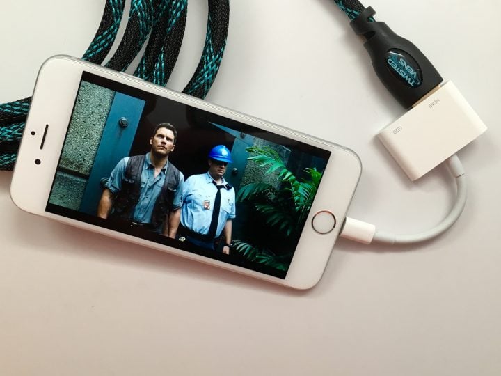 How to connect iPhone to TV with the Lightning to HDMI adapter. 