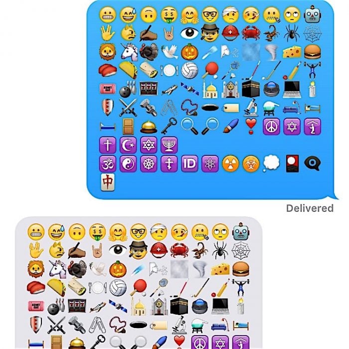 Here are some of the new emojis in iOS 9.1.