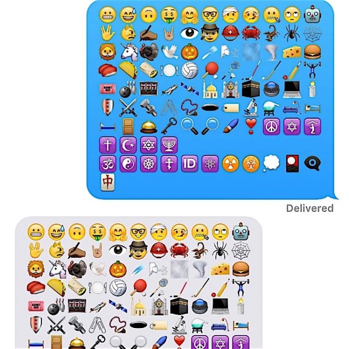 Here are some of the new emojis in iOS 9.1.