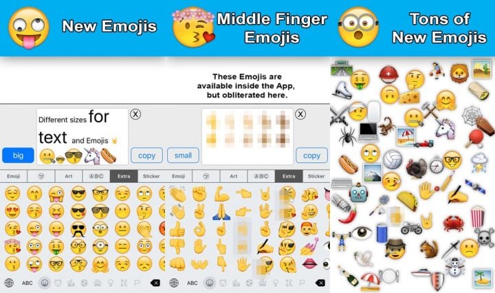 This app promises early access to iOS 9.1 emojis, but users should read reviews. 