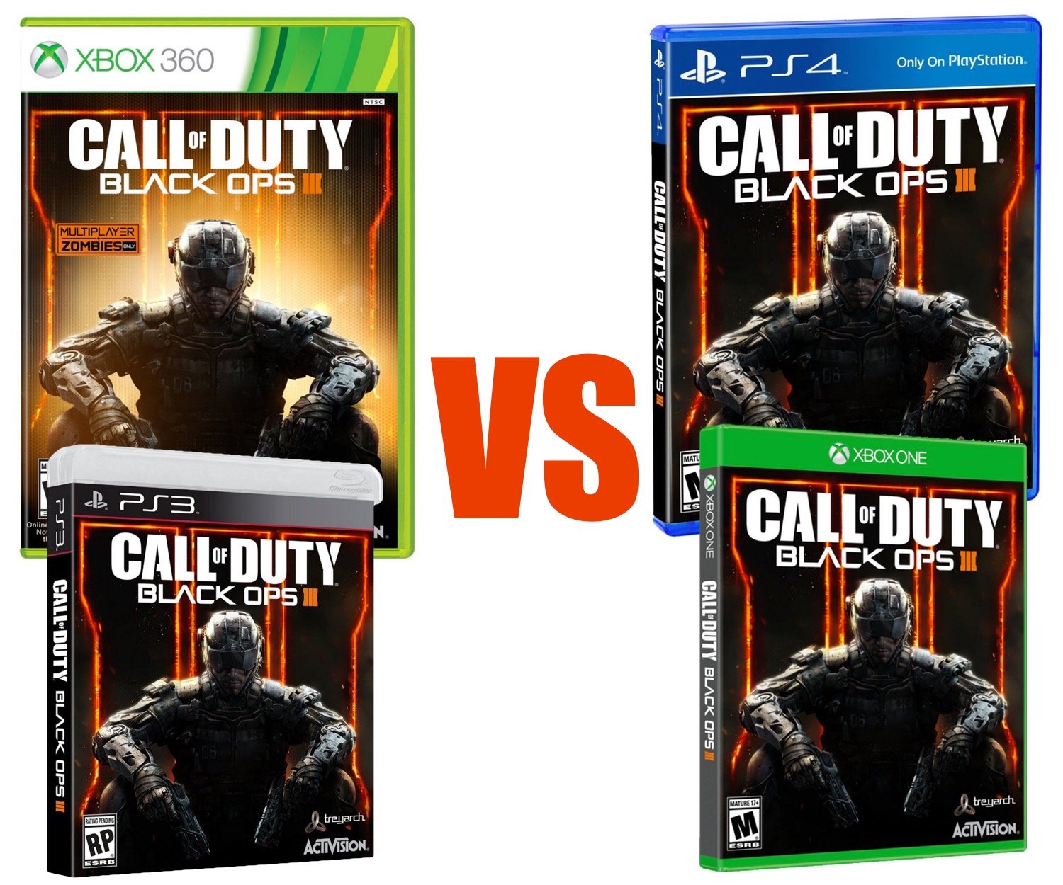 What you need to know about the PS3 & Xbox 360 Black Ops 3 game compared to the PS4, Xbox One and PC version.