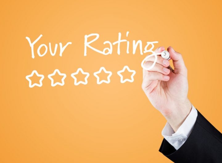 You don't need to be a user to get rated. 