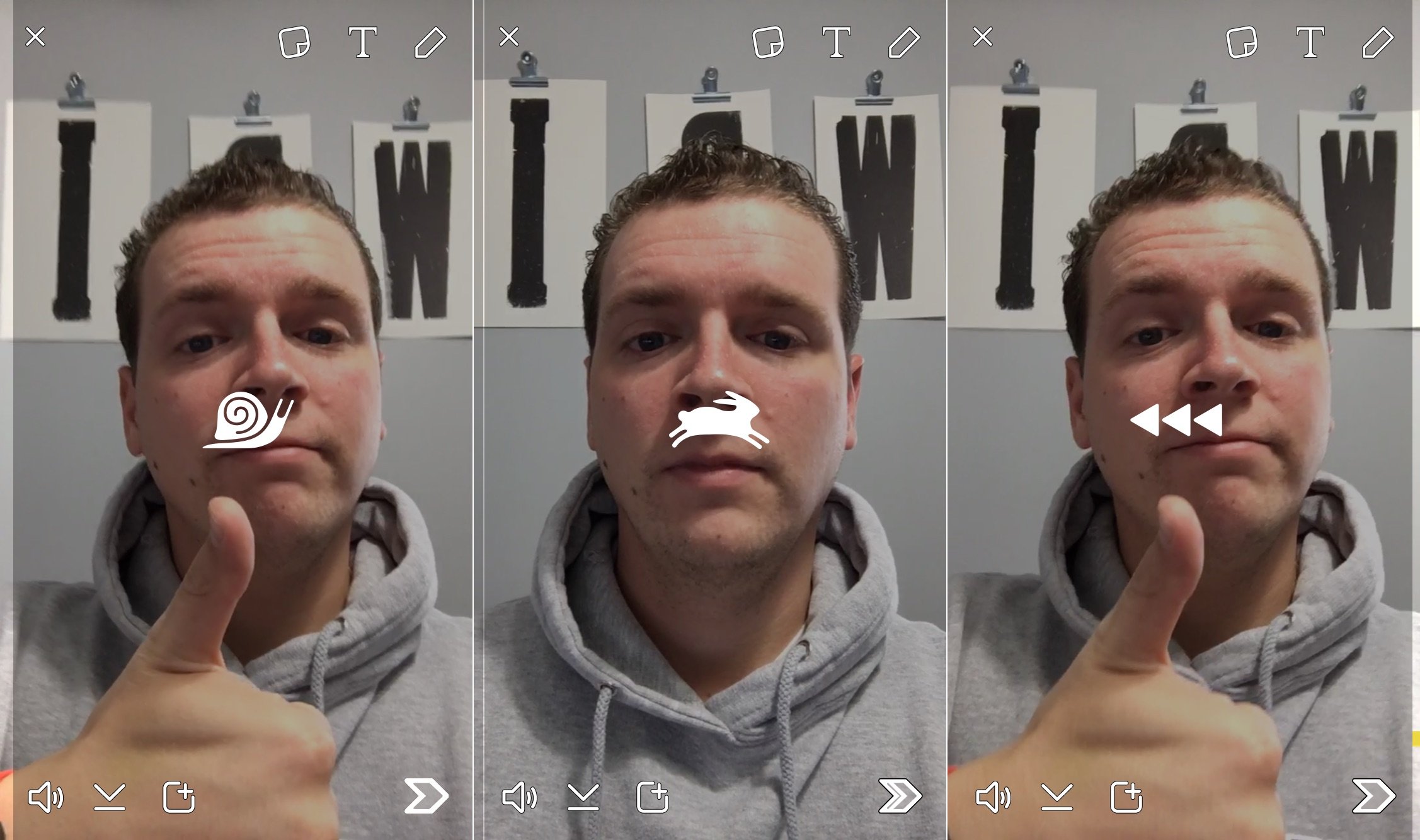 Check out the new Snapchat update that adds video filters to slow down, speed up and reverse your Snapchats.