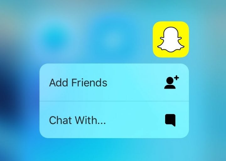 The October Snapchat Update adds 3D Touch support for the iPhone 6s and iPhone 6s Plus. 