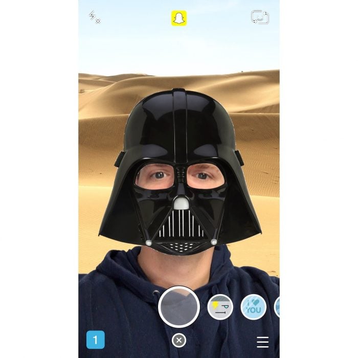 Star Wars Snapchat Lenses 