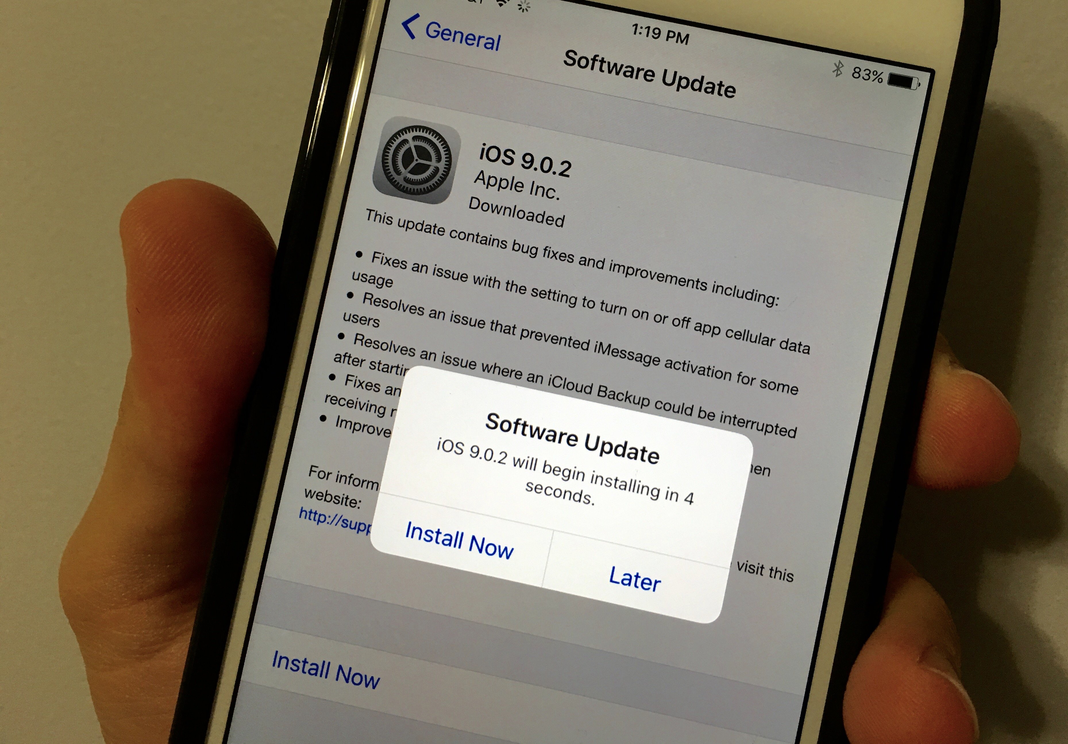 An early look at iOS 9.0.2 iPhone 6 Plus performance.