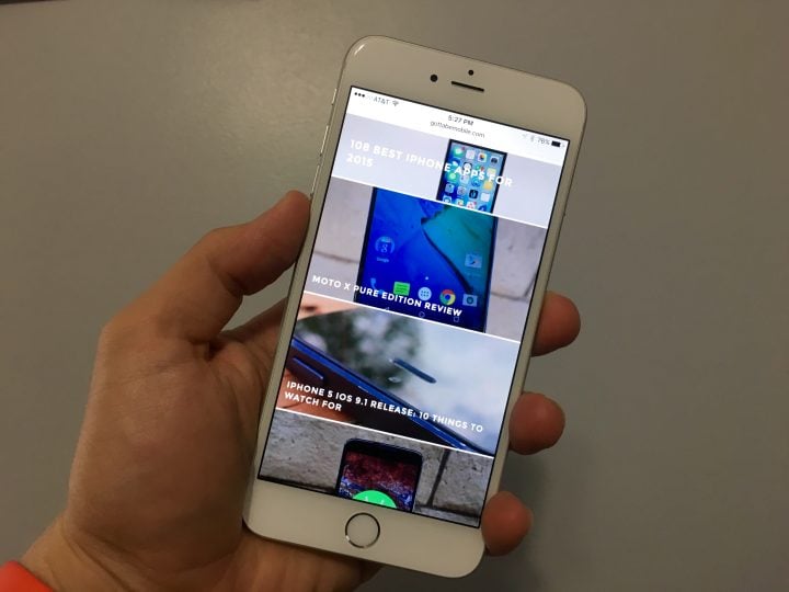 iOS 9.1 connectivity is solid.