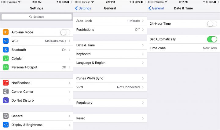 How to check that your iPhone will automatically adjust for Daylight Saving Time.