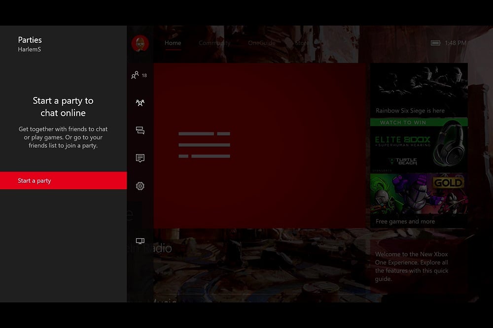 How to Start an Xbox Live Party on Xbox One