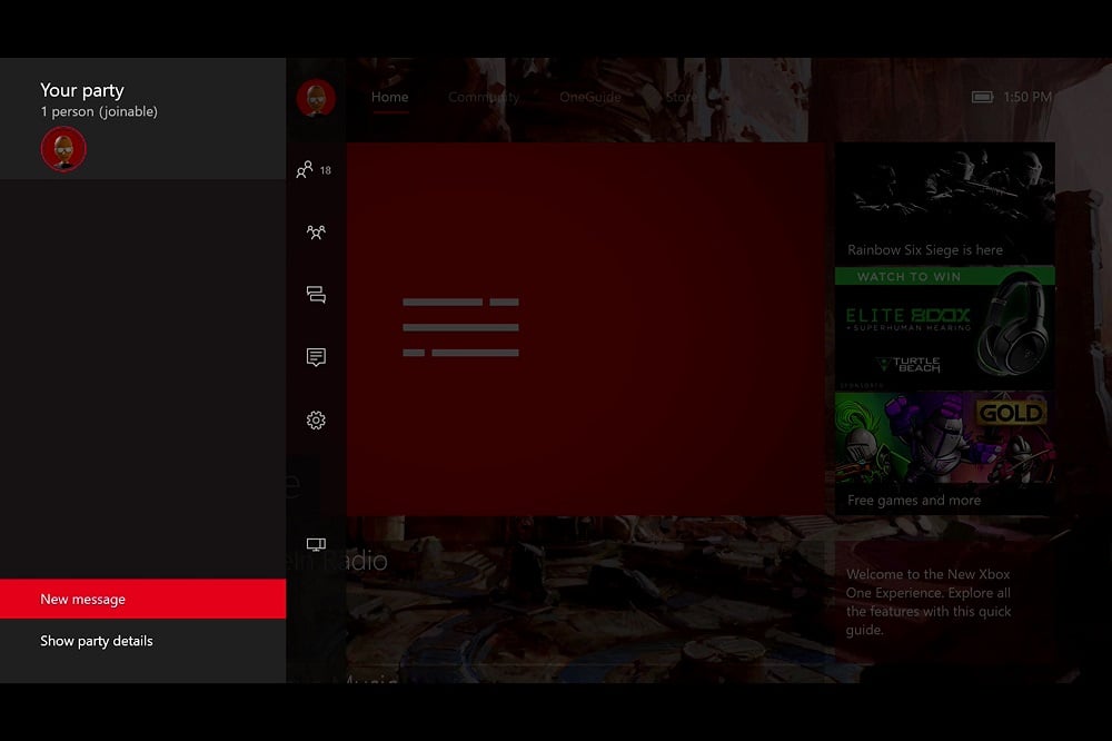 Xbox live party