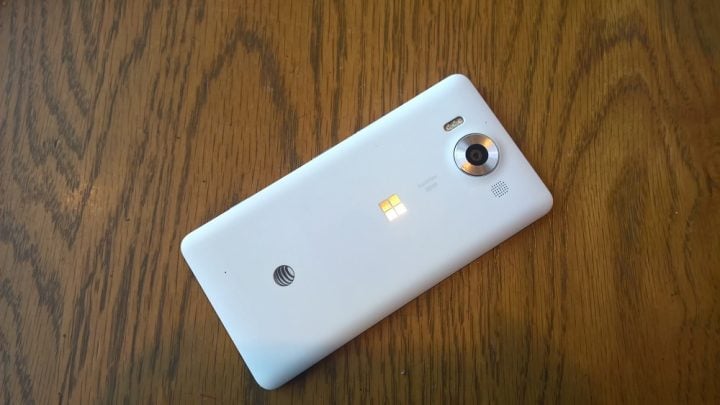 The Microsoft Lumia 950.