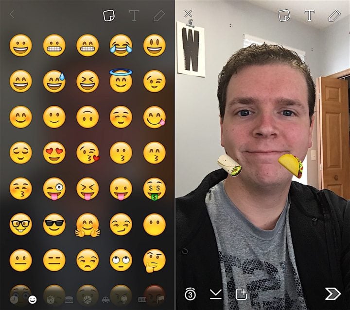 The November Snapchat Update adds new emoji options.