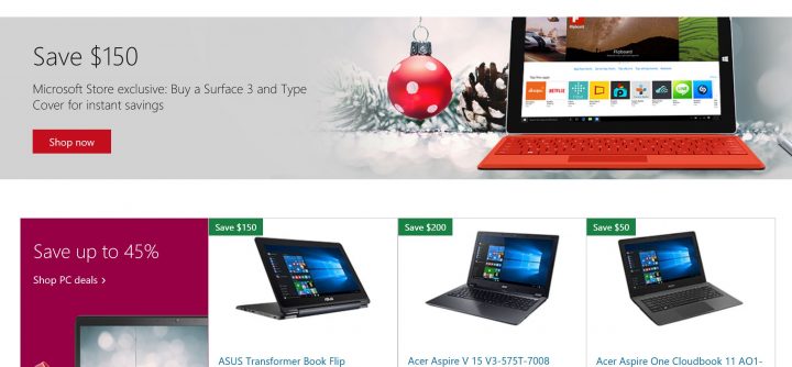 Surface Cyber Monday 2015