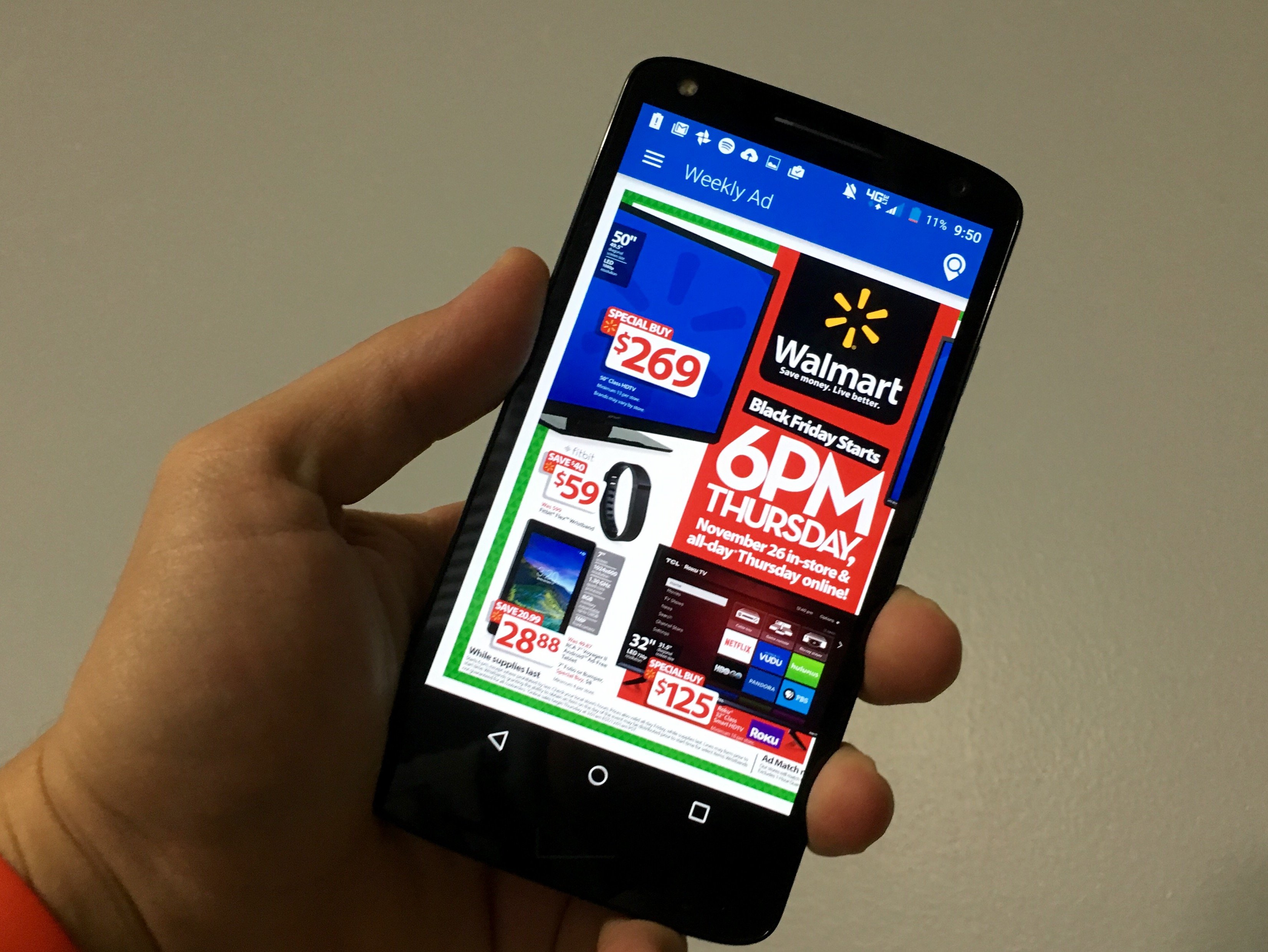 See the Walmart Black Friday 2015 ad first on your phone.