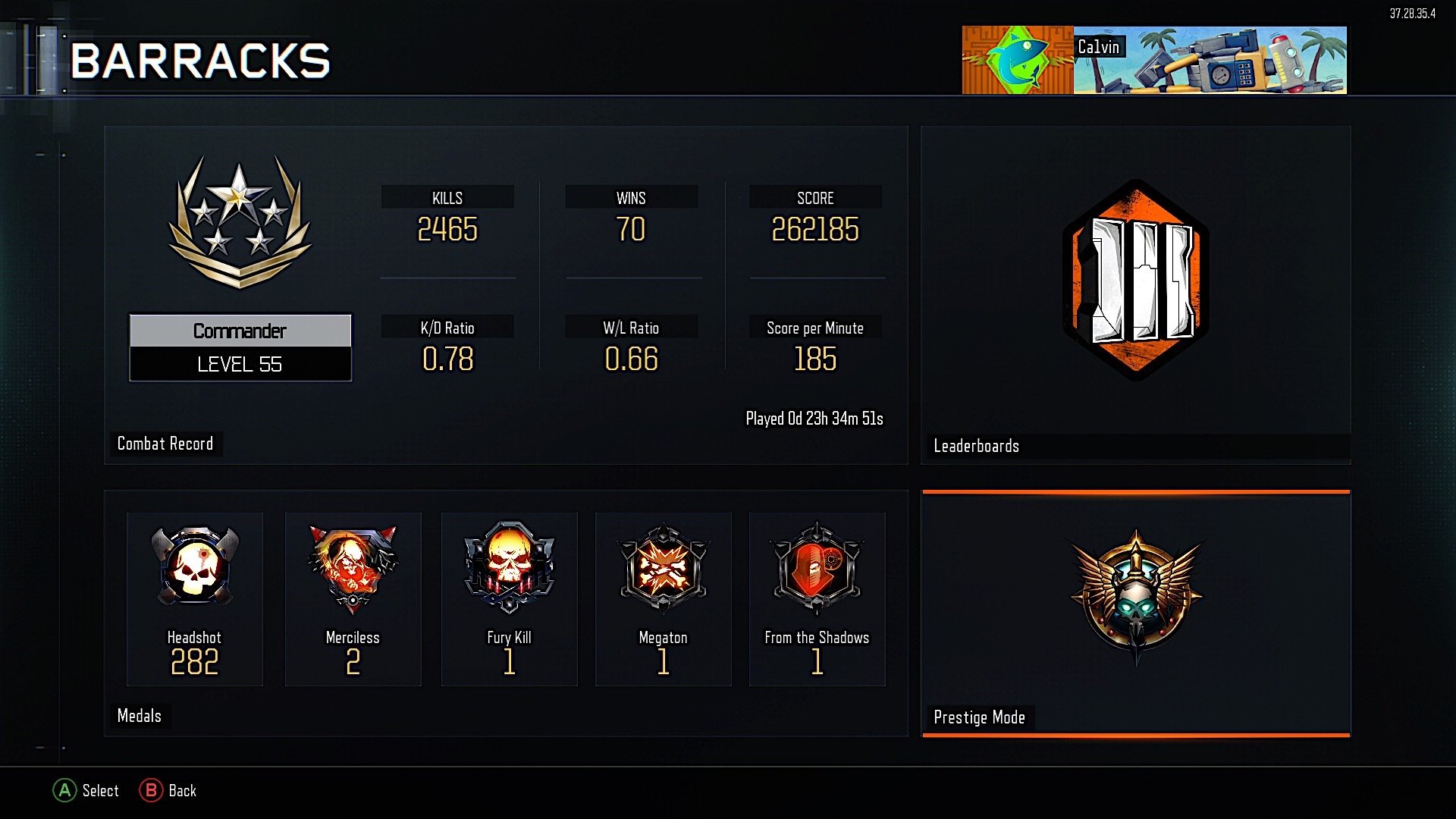 This is what happens when you complete Black Ops 3 Prestige.