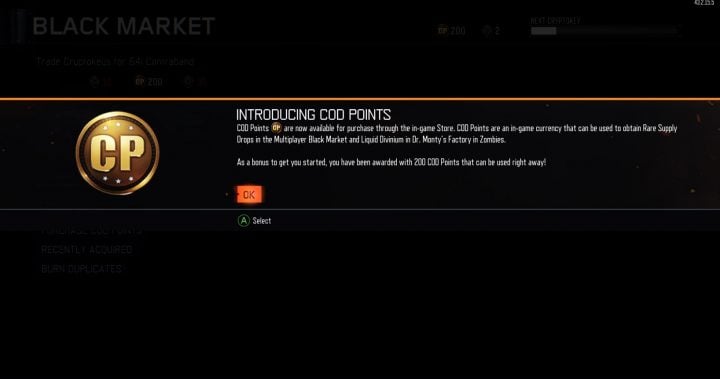 Free Call of Duty Points are available for all. 
