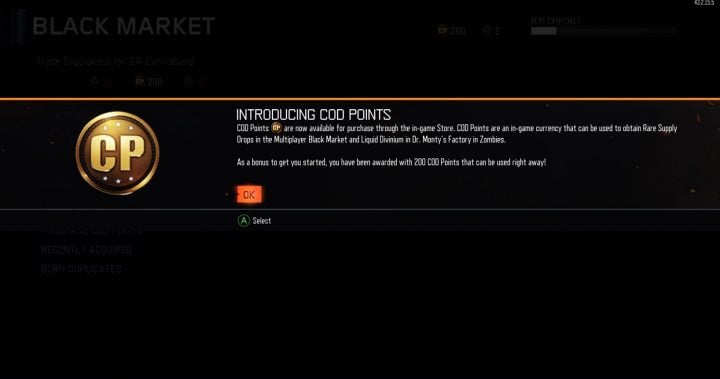 Free Call of Duty Points are available for all.
