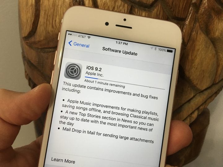 Install iOS 9.2 If You Value Security