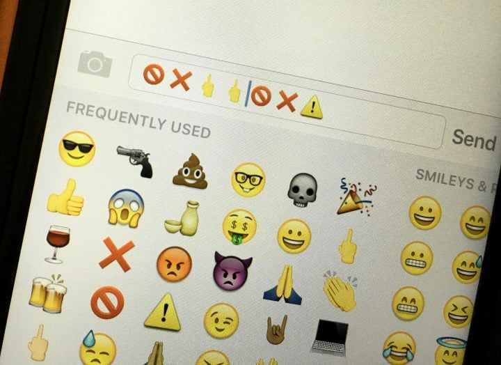 iOS 9.1 came with new emojis, including the middle finger emoji.