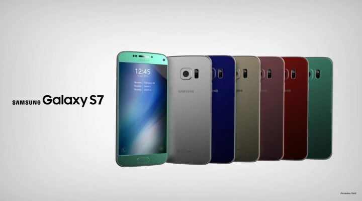 Fan-made images of the upcoming Galaxy S7