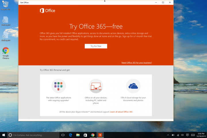 try office 365 free