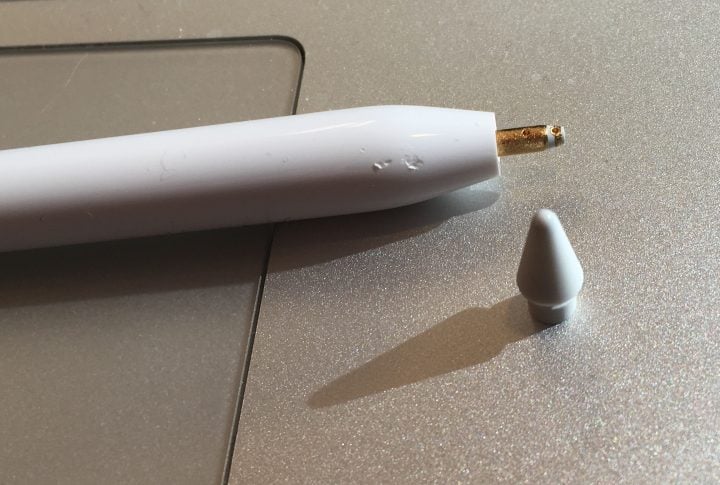 apple pencil tip unscrewed