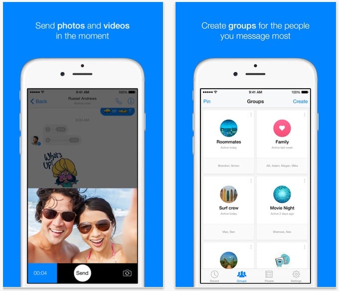 group message app for android and iphone