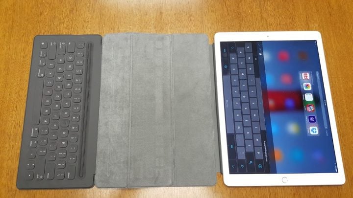 tastiera per tastiera intelligente iPad Pro Apri