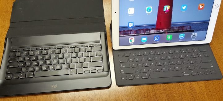 Logitech Crea vs Apple Smart Keyboard