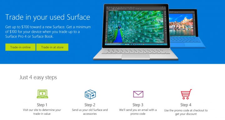 surface pro 4 trade in deal