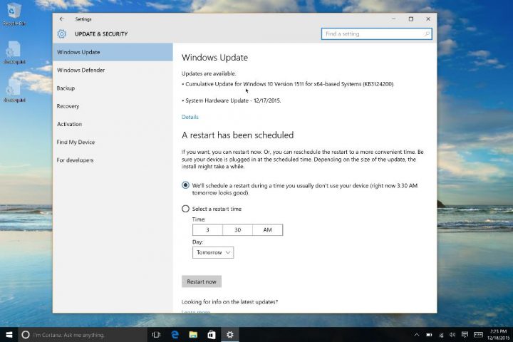 windows update with surface pro 4 updates available
